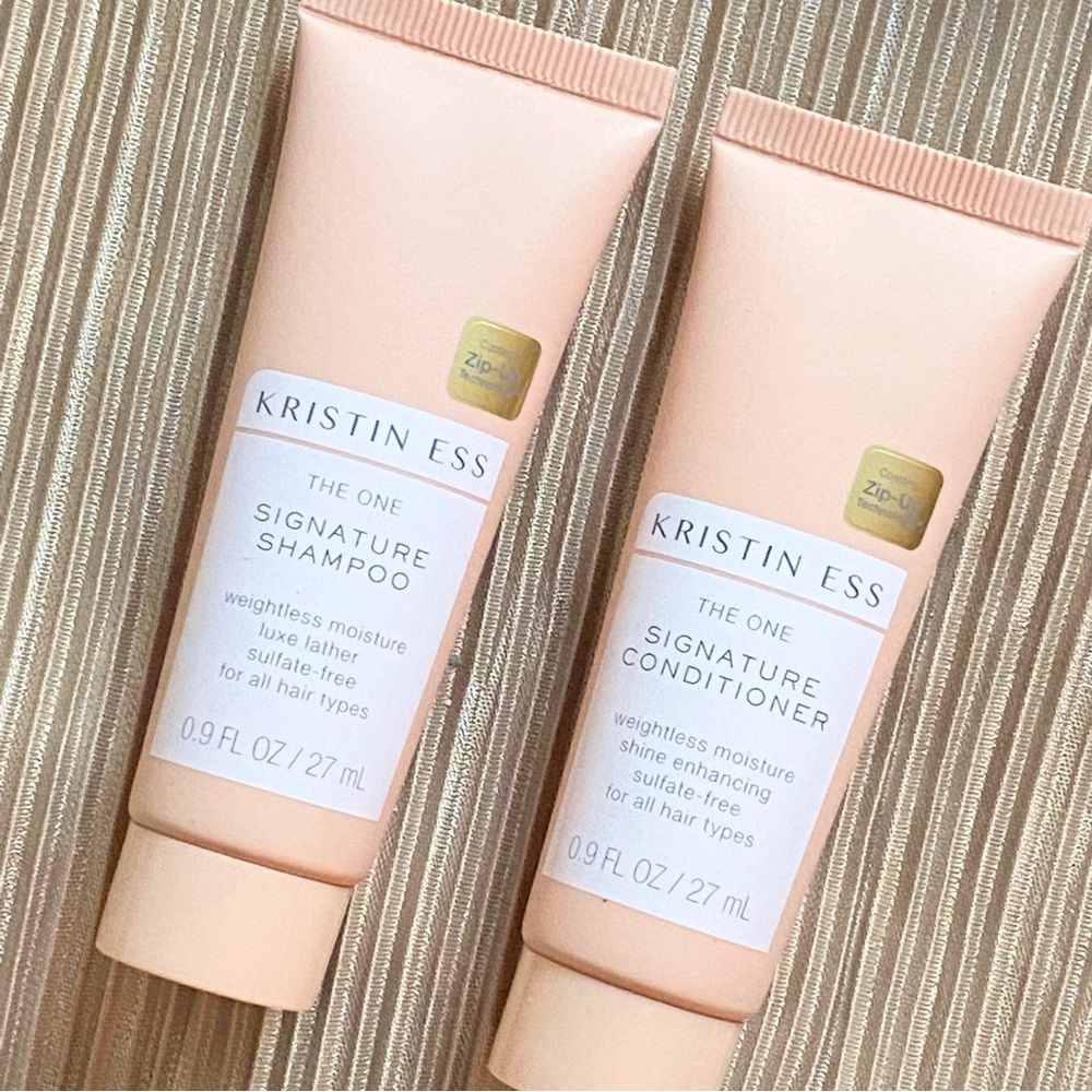 Kristin Ess Signature Shampoo & Conditioner Travel Set 0.9oz Each.